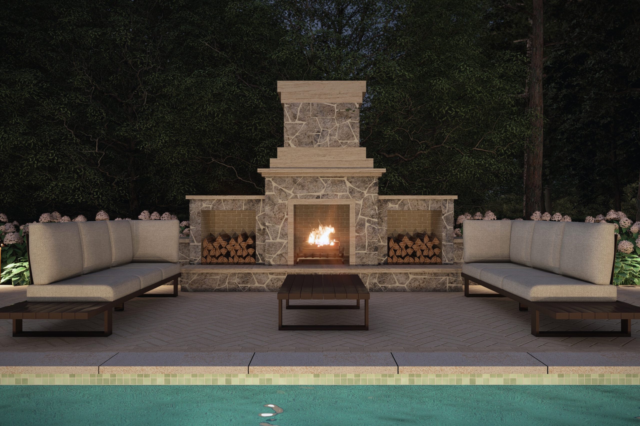 Outdoor Fire Features That Bring Holiday Vibes to Your Backyard